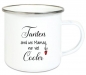 Preview: ♥ Tasse Emailletasse Tanten sind wie Mamas..., Dankeschön, Geburtstag, Muttertag, Vatertag, Abschied, Jubiläum, Geschenk, Becher von Lüttentüddel
